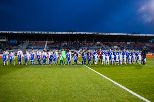 Nástup k utkání 24. kola 1. fotbalové ligy #SIGMAslovan